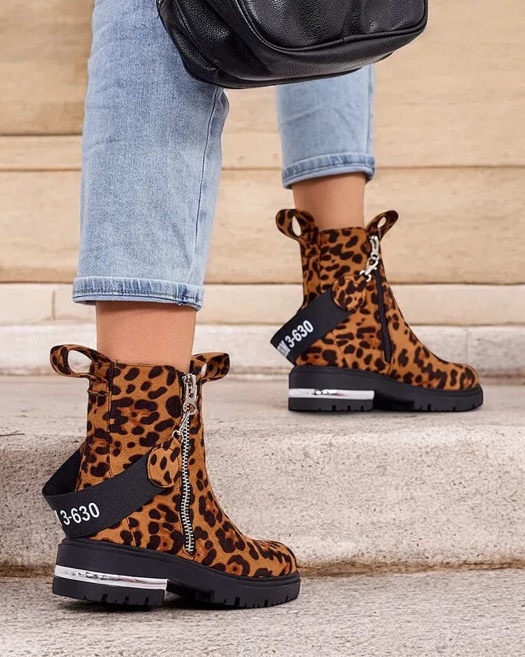 Resti Eco-suede boots with strap and zippers Redmisala