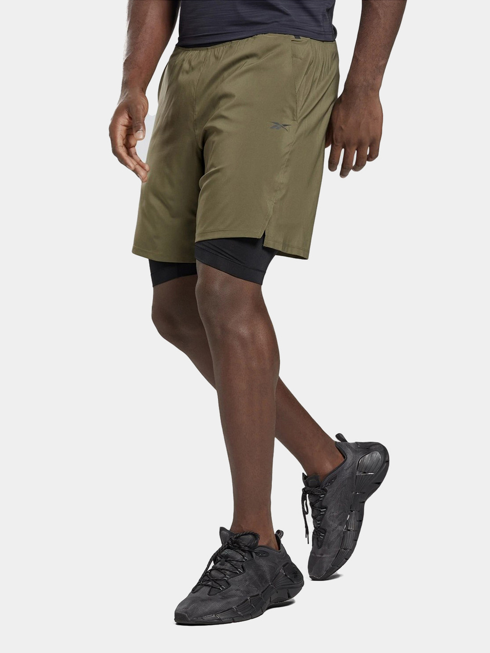 REEBOK - Спортни шорти TS 2-в-1