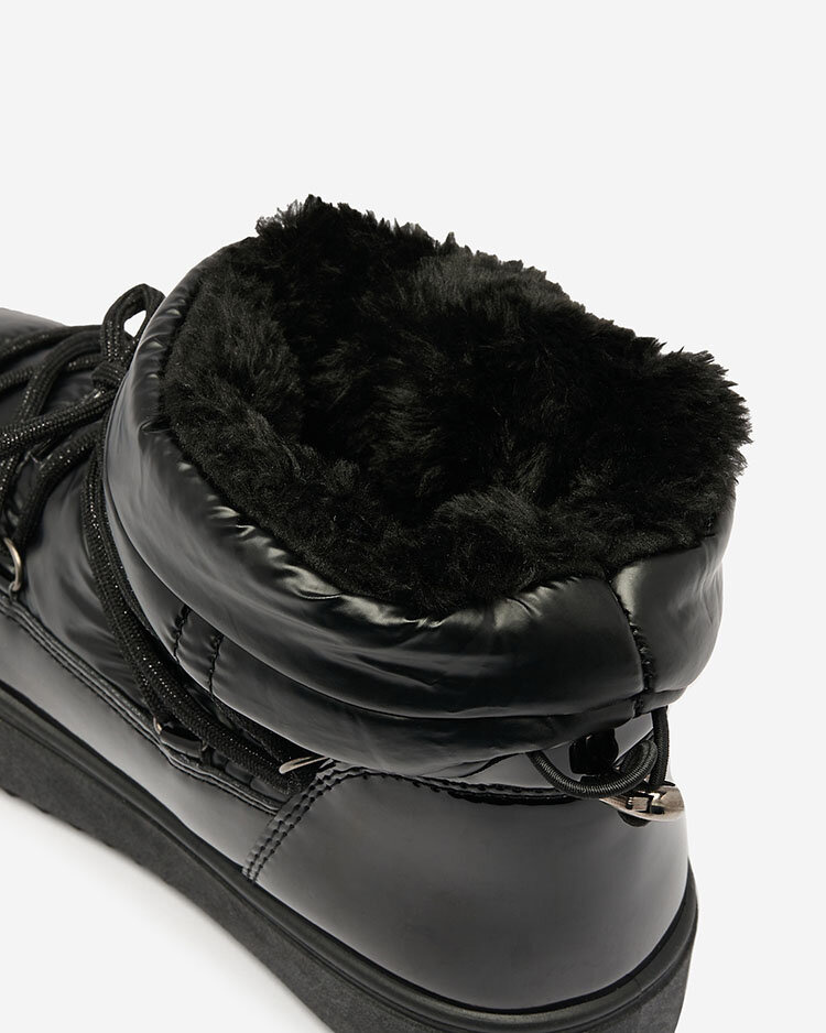 Resti Women&#039;s slip-on boots a&#039;la snow boots in black Nevsone