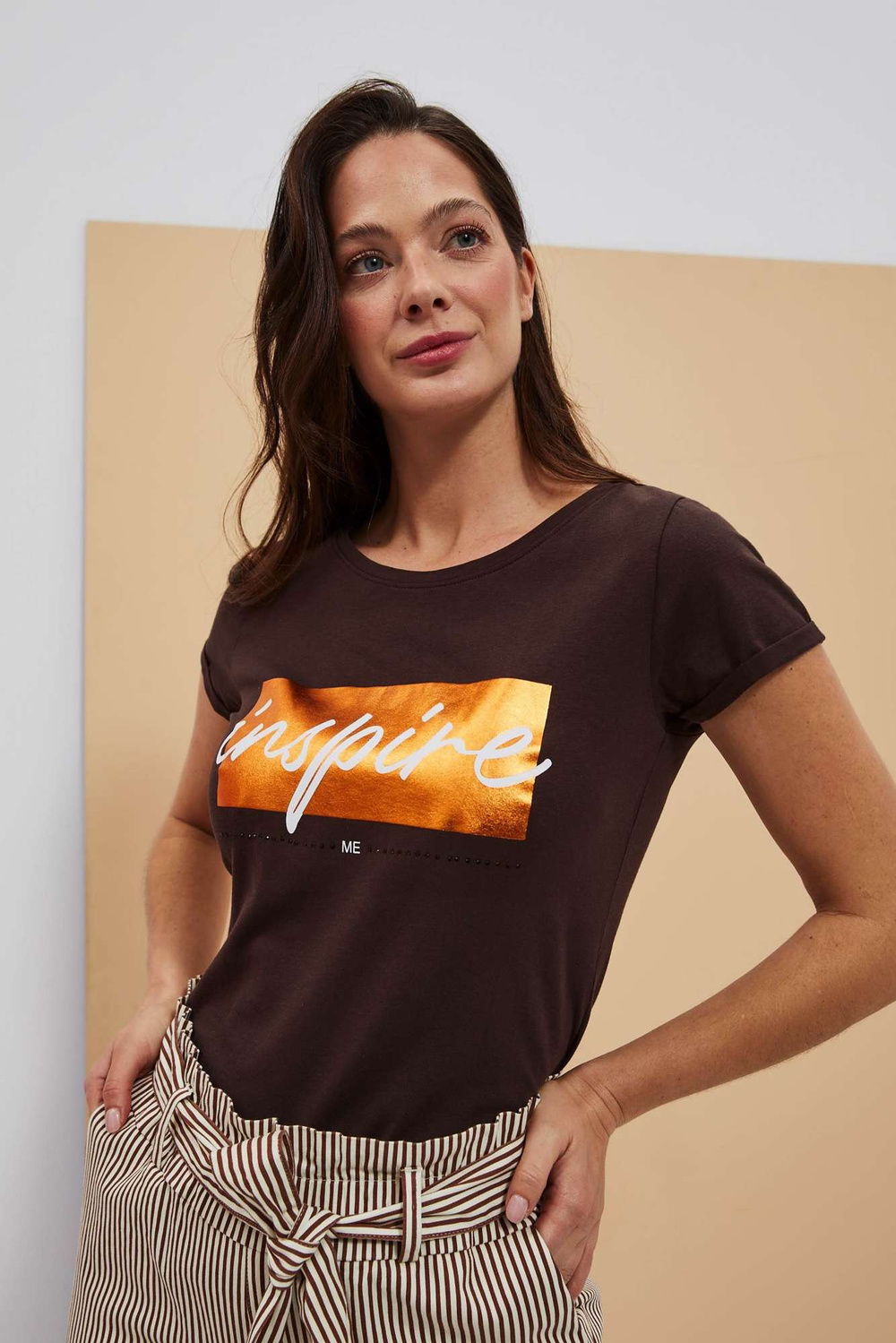 WOMEN'S T-SHIRT L-TS-4019 D.DUB