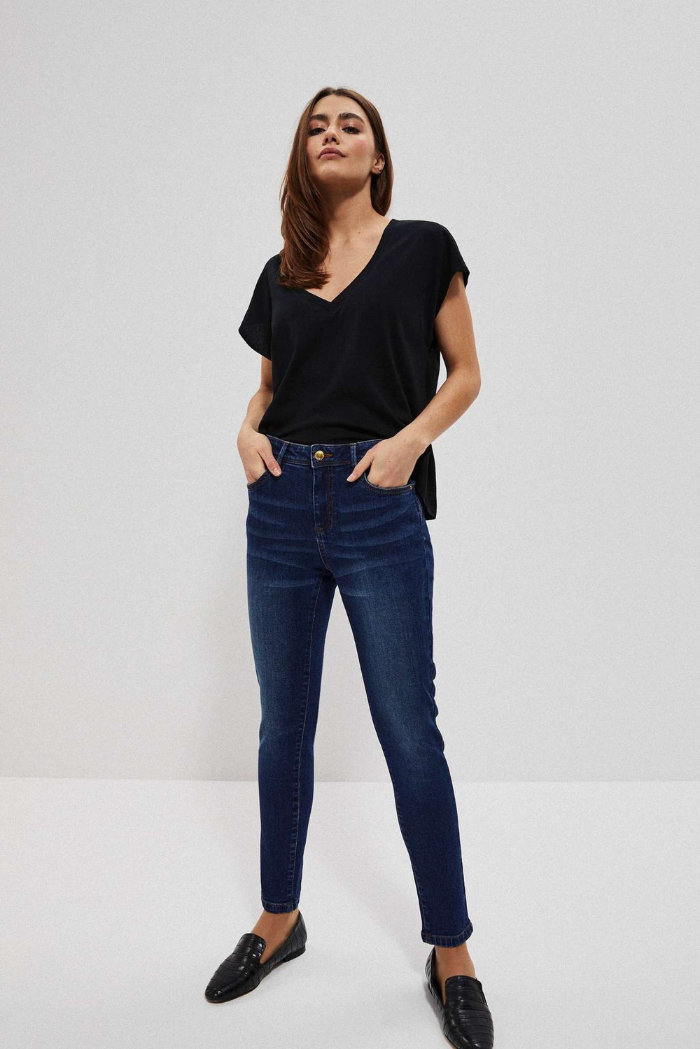 Marisse Push-Up Jeans L-Je-3720 Navy