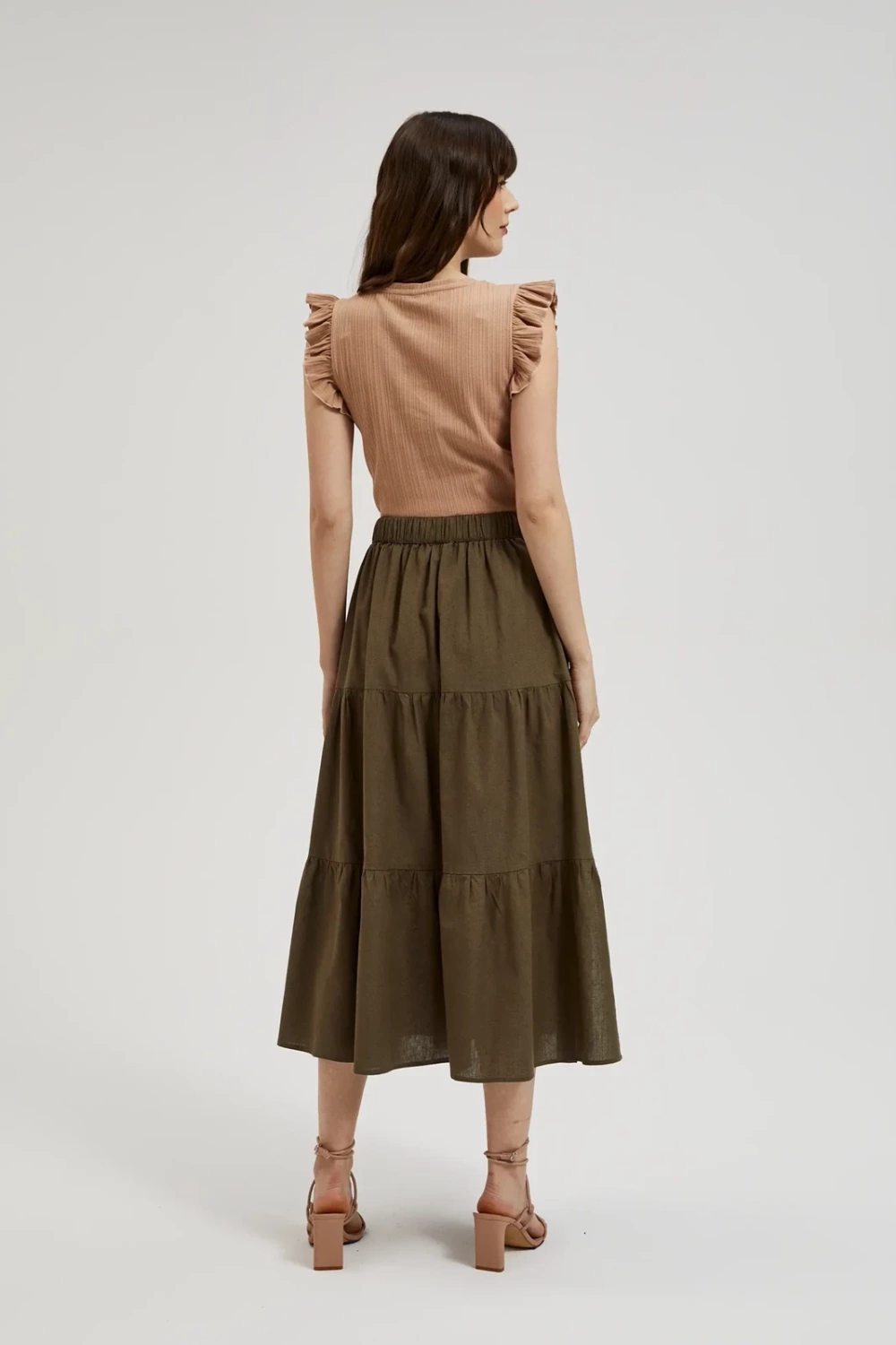 Marisse Women&#039;s Skirt L-Sc-4318 D.Olive