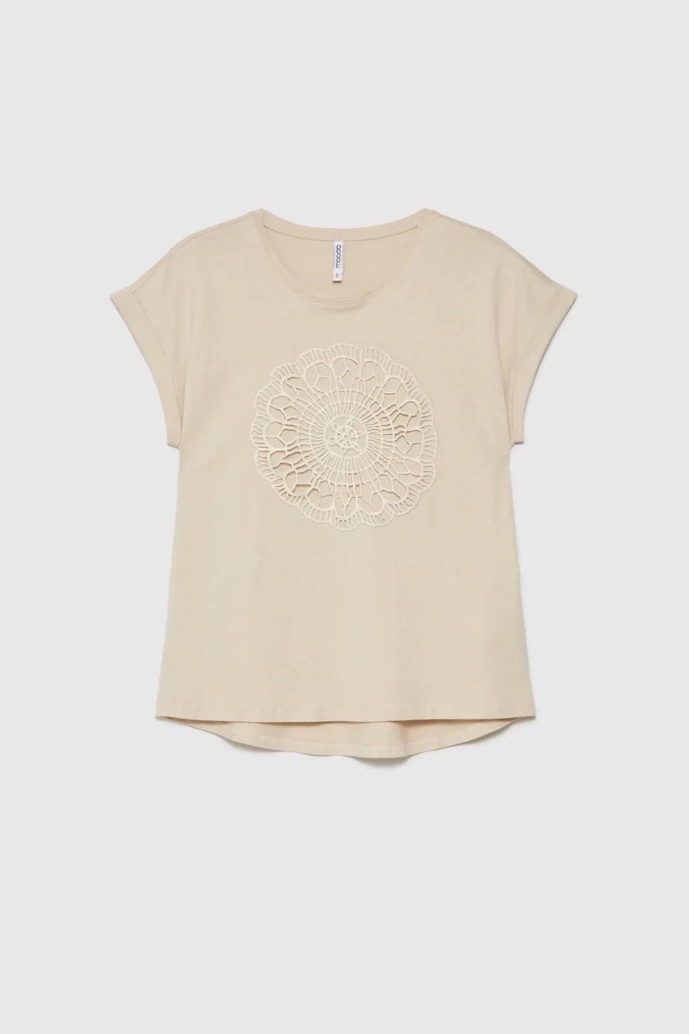 Marisse Women's T-Shirt L-Ts-4644 L.Beige