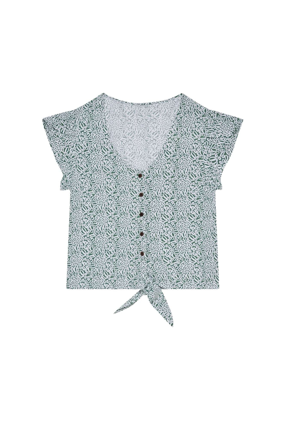 Patterned shirt blouse