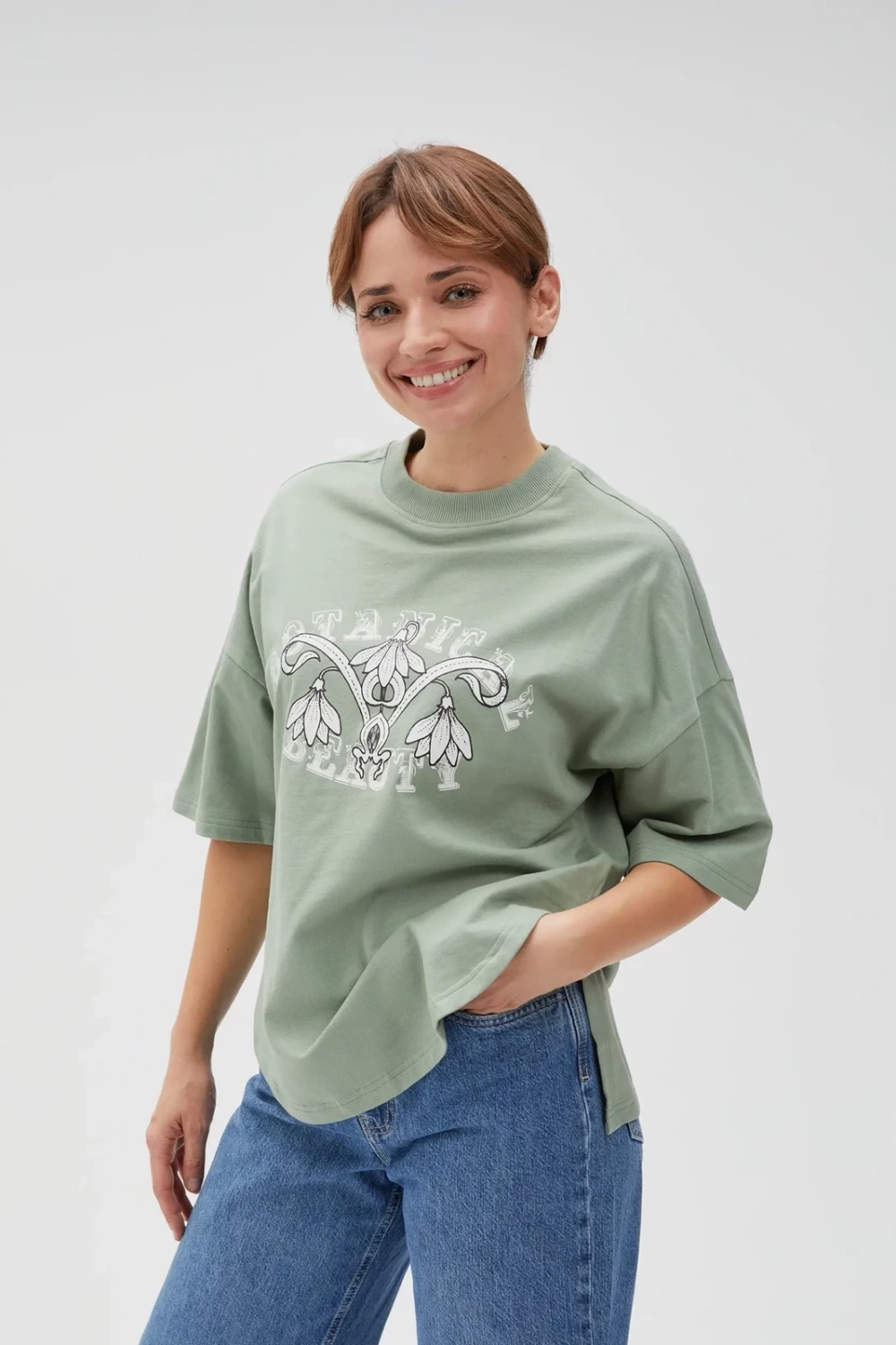 Marisse Women&#039;s Sweatshirt L-Bl-4616 Olive