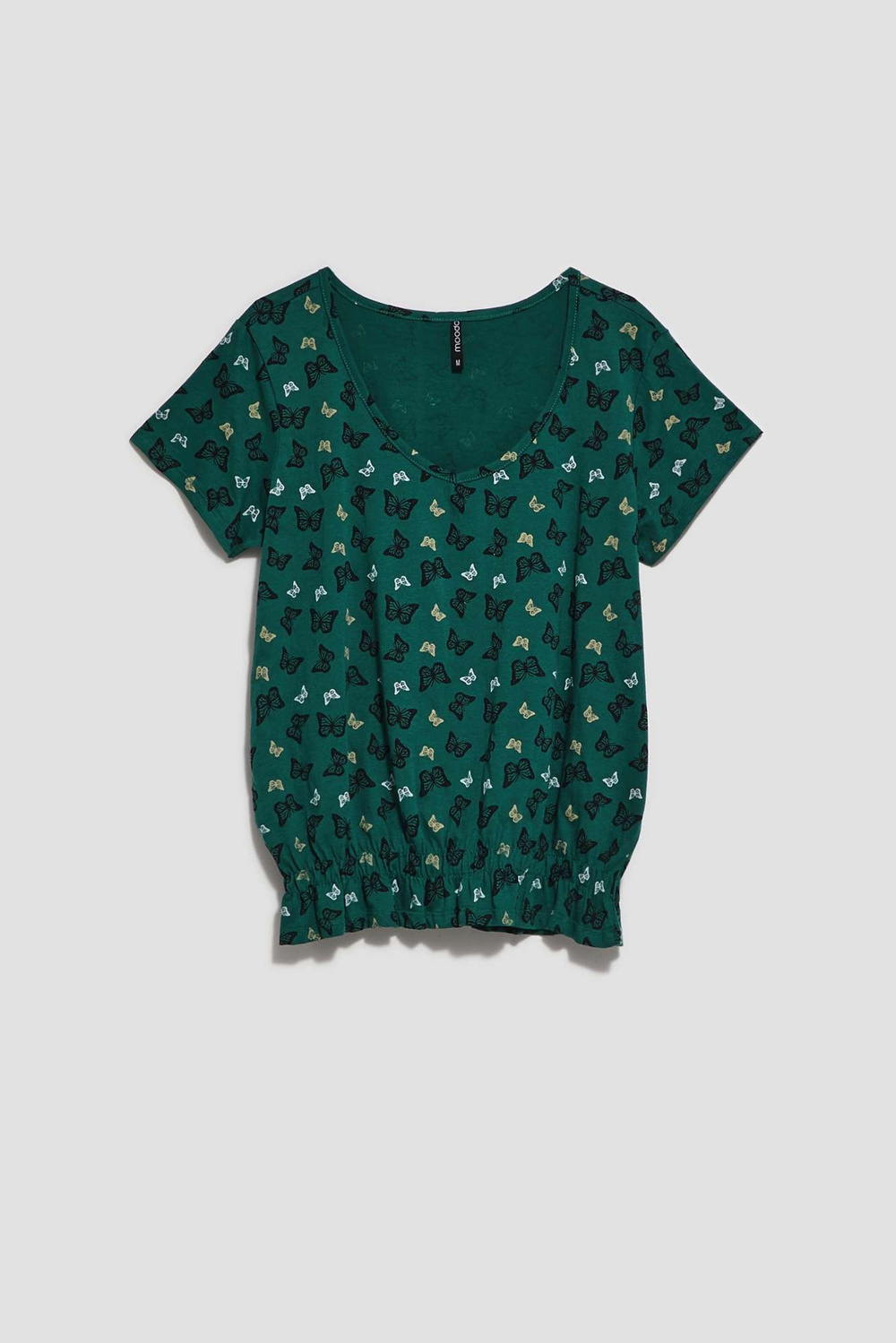 Marisse Women&#039;s T-Shirt L-Ts-4054 Palm Leaf