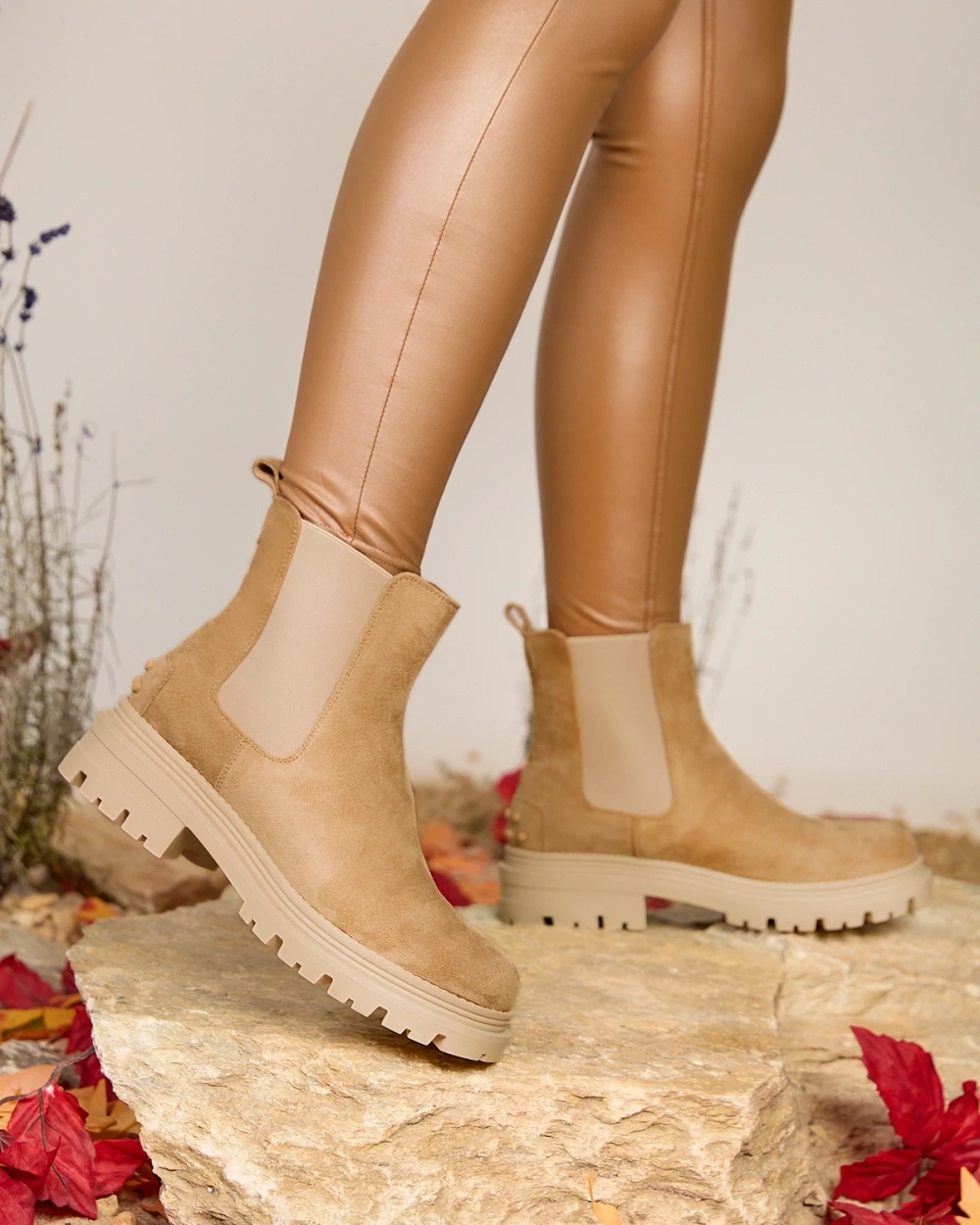 Resti Women&#039;s insulated boots in camel Comfy Walk