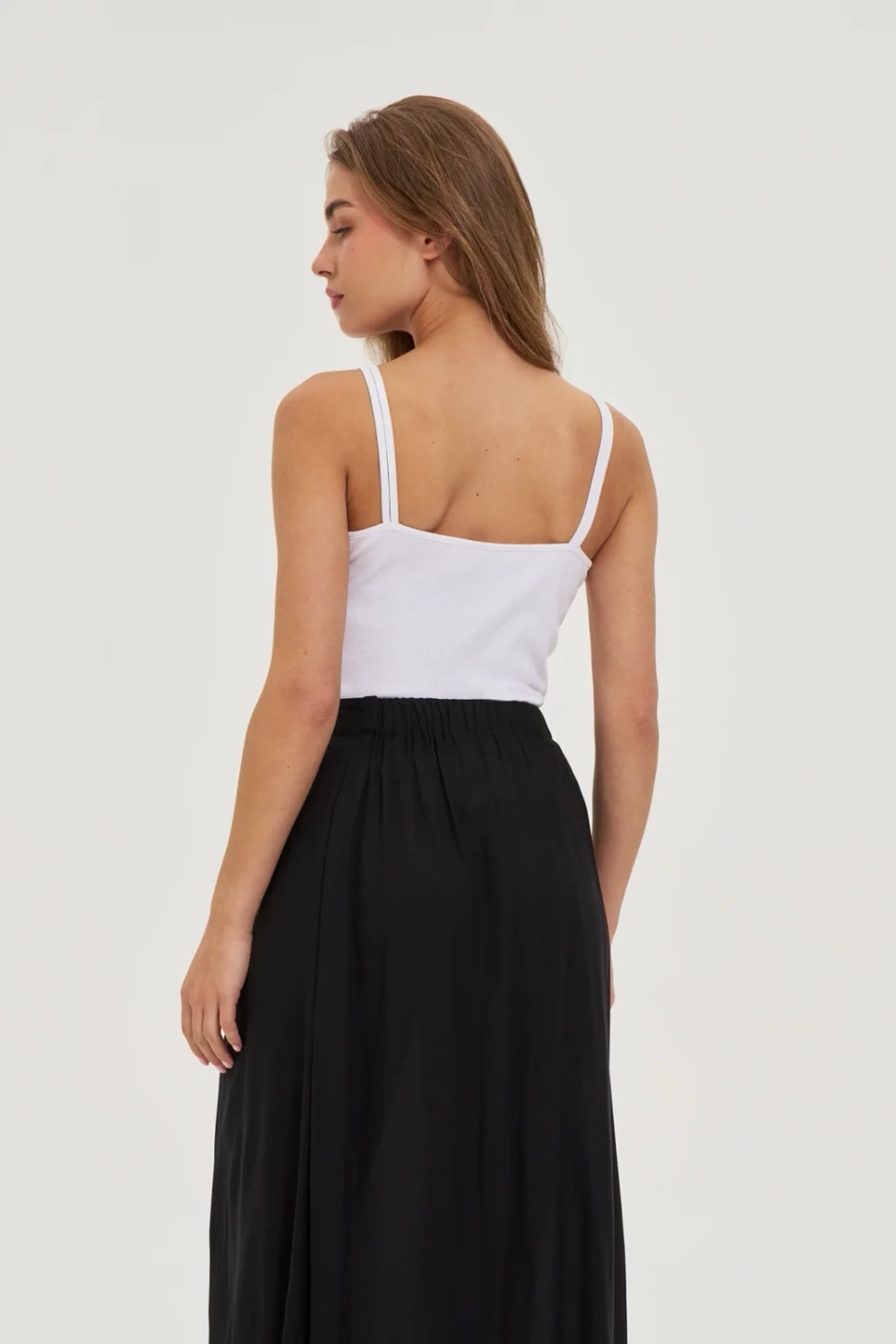Marisse White Cotton Top