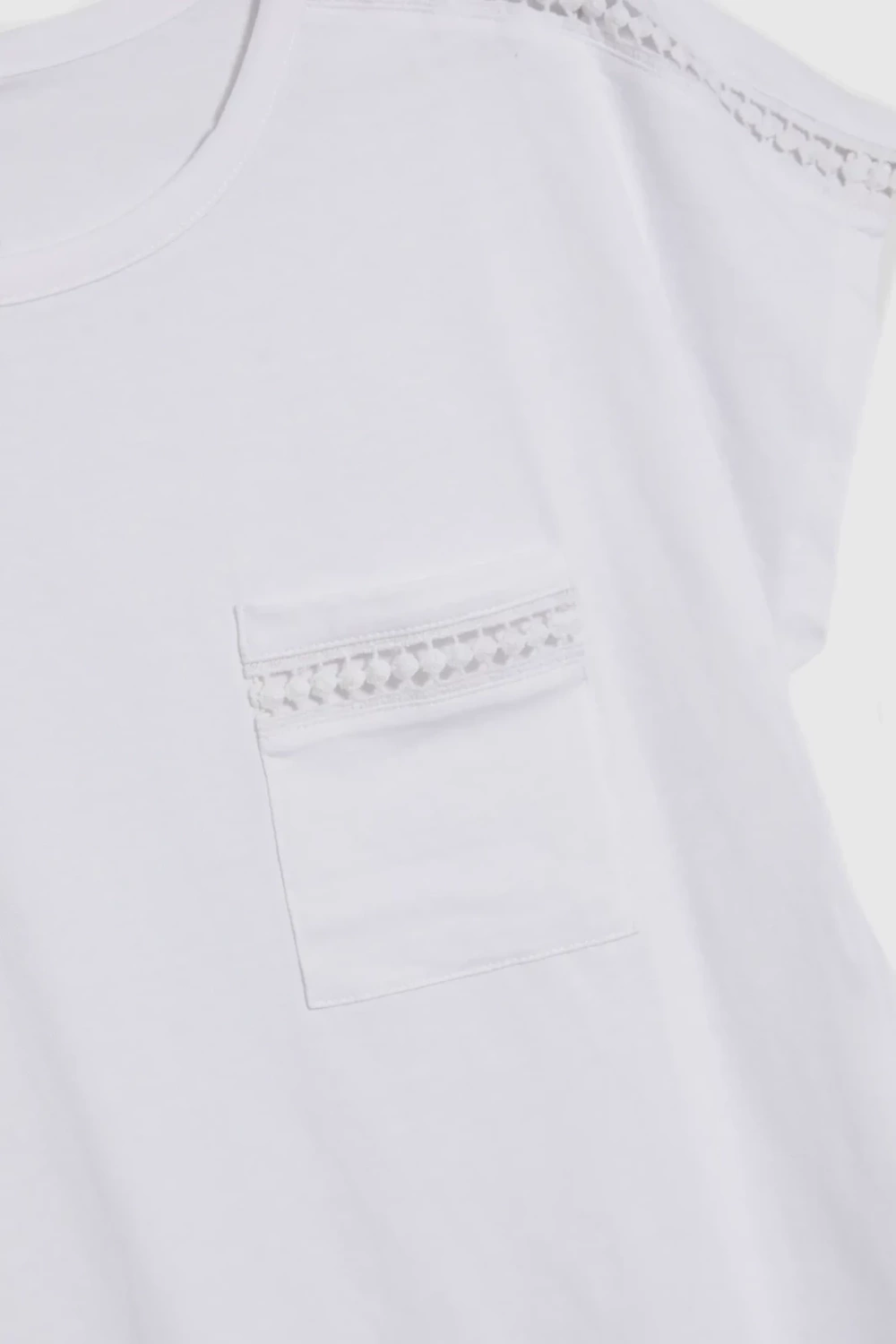 Marisse Women's T-Shirt L-Ts-4635 White