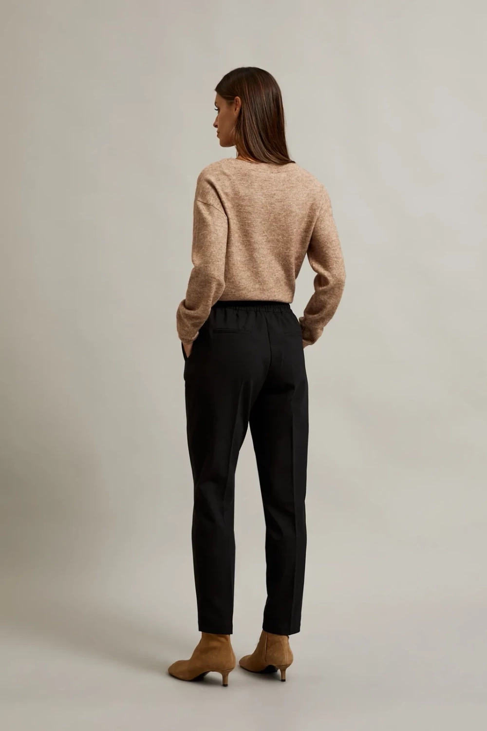 Marisse Women's Trousers Z-Sp-4523 Black