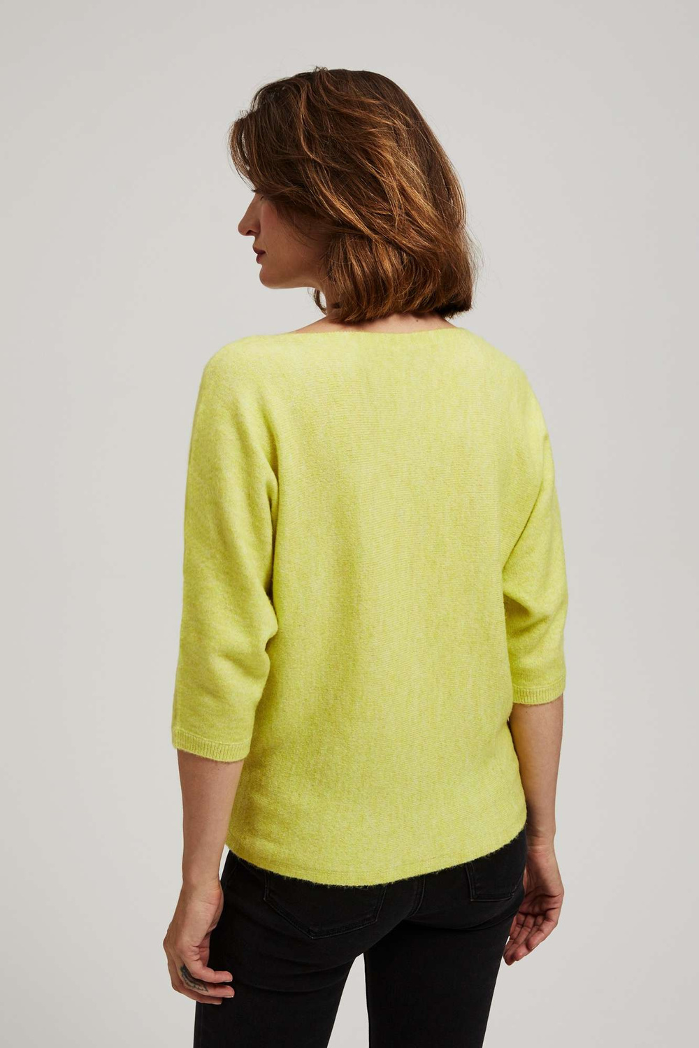 Sweater with 3/4 sleeves