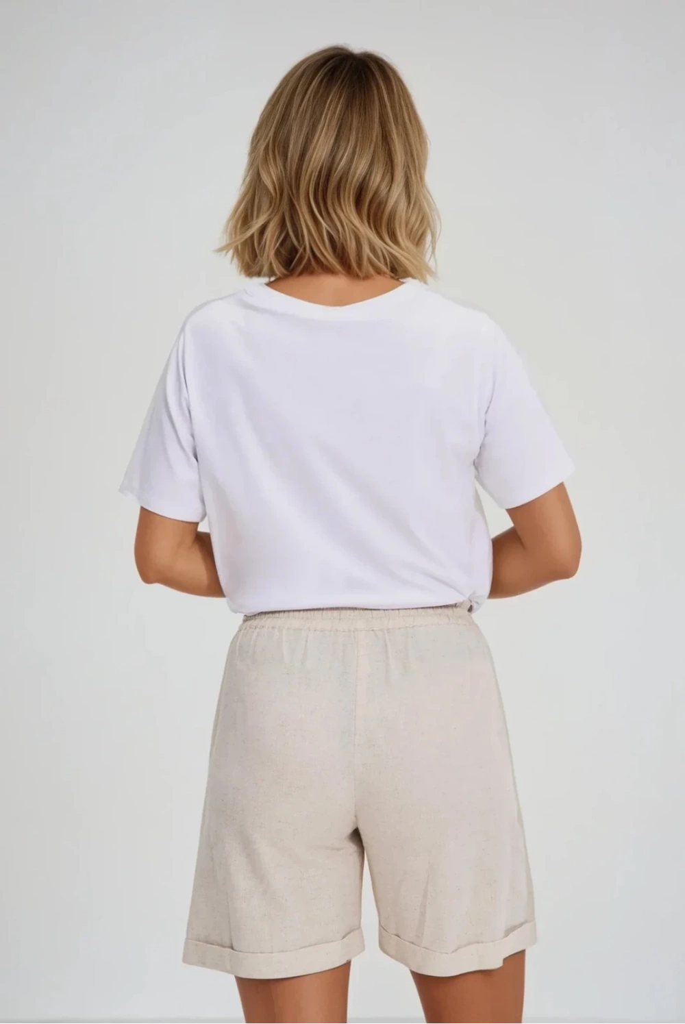 Marisse White Cotton Blouse