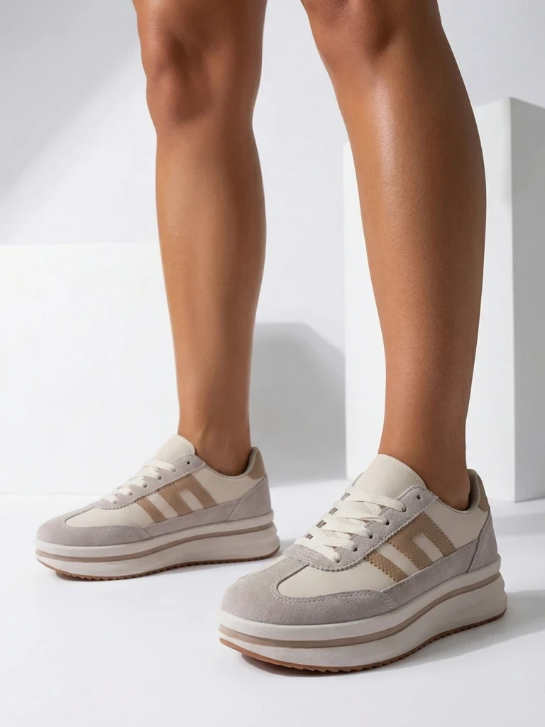 Дамски спортни маратонки Resti Charri на платформа