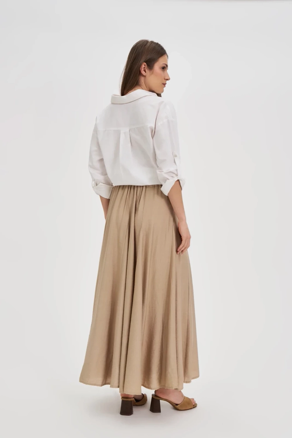 Marisse Women&#039;s Skirt L-Sc-4611 Beige