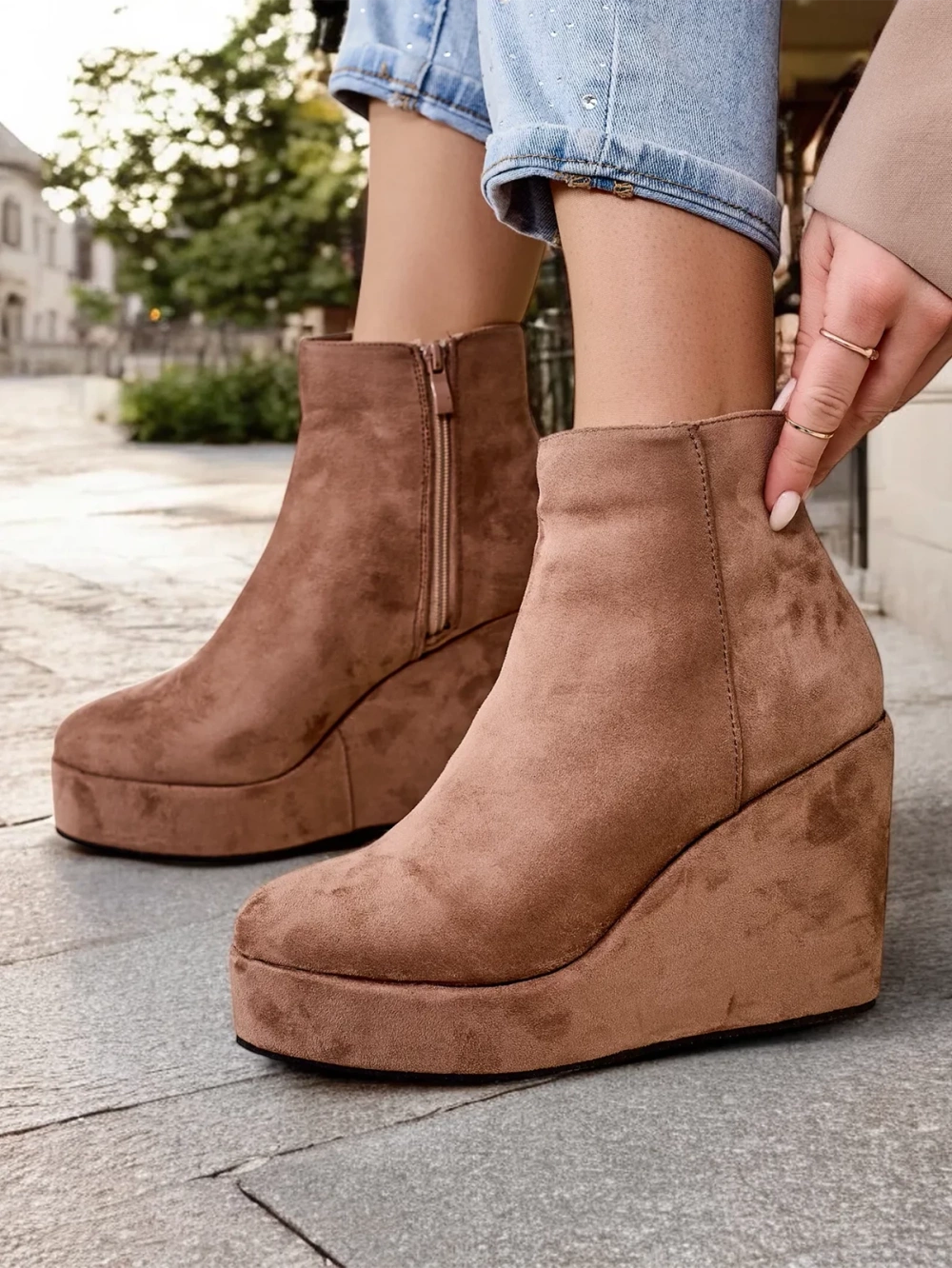Resti Women's Wedge Boots Sieffa