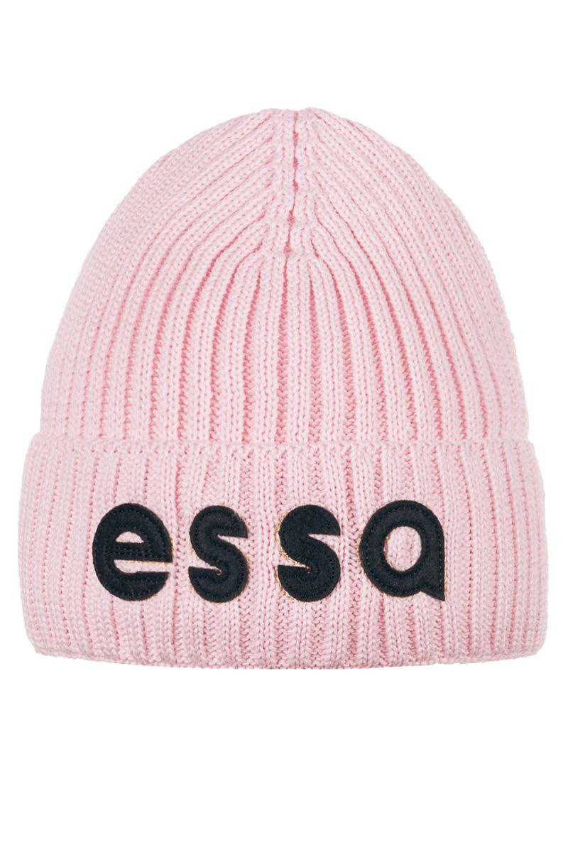 Růžová čepice ESSA z bavlny