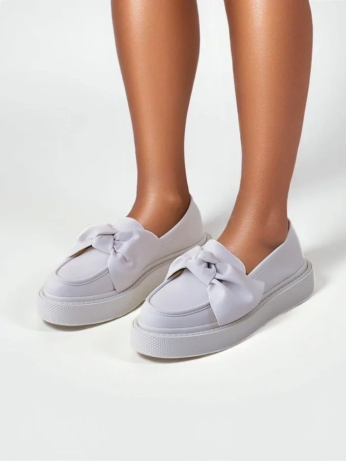 Resti Elegant women's moccasins with a bow Ortto