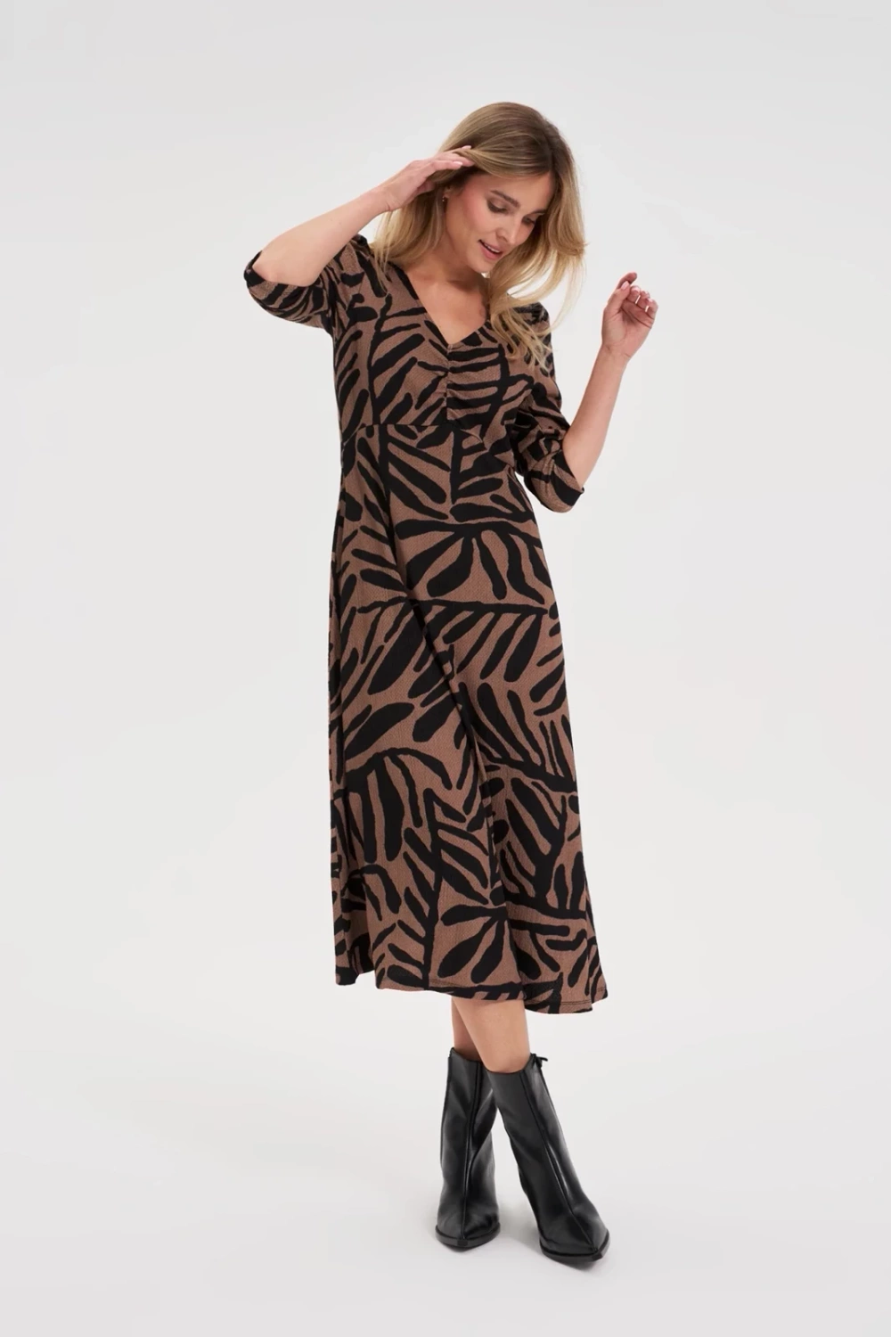 Marisse WOMEN'S DRESS Z-SU-4802 COFFEE