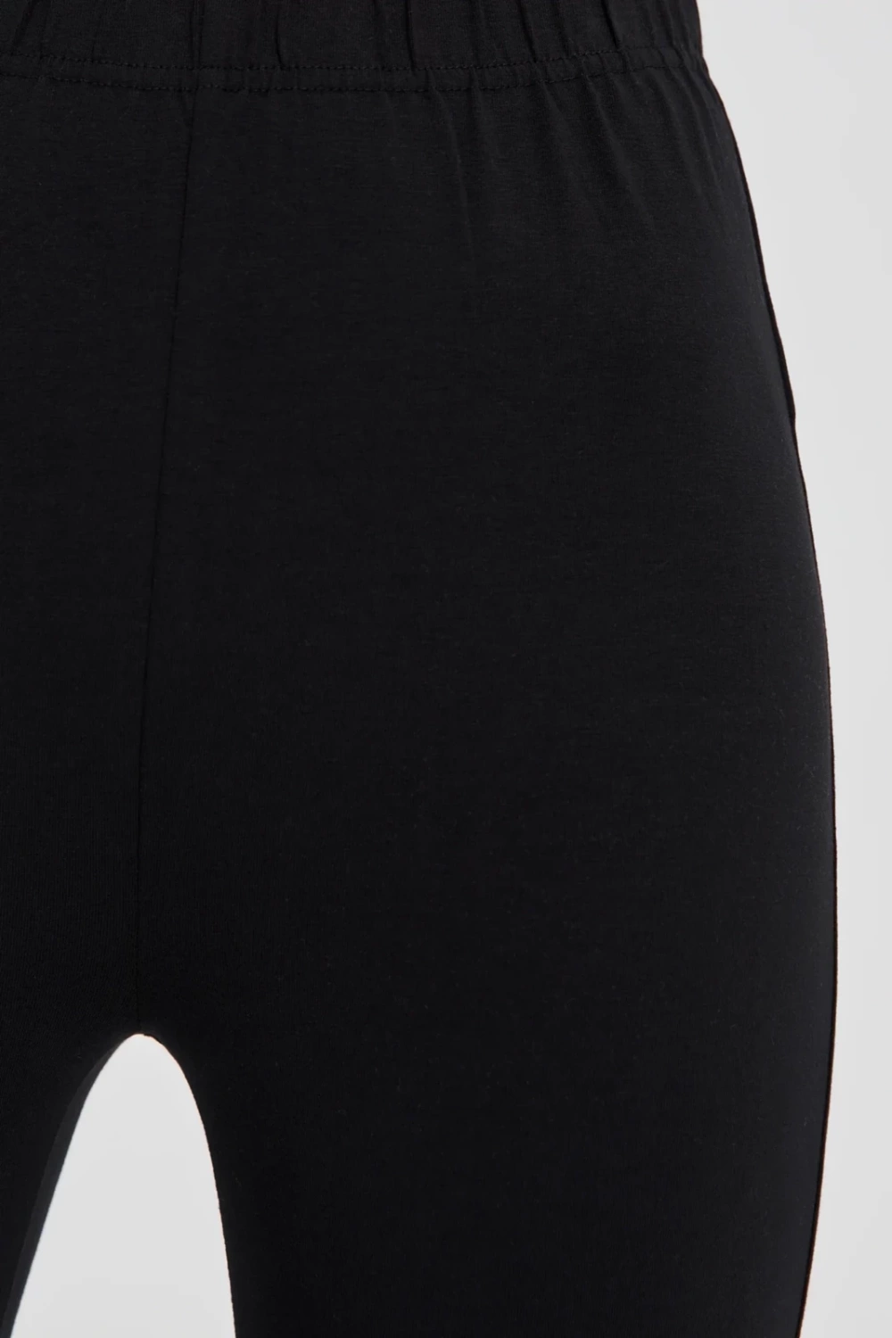 Marisse Black Cotton Leggings