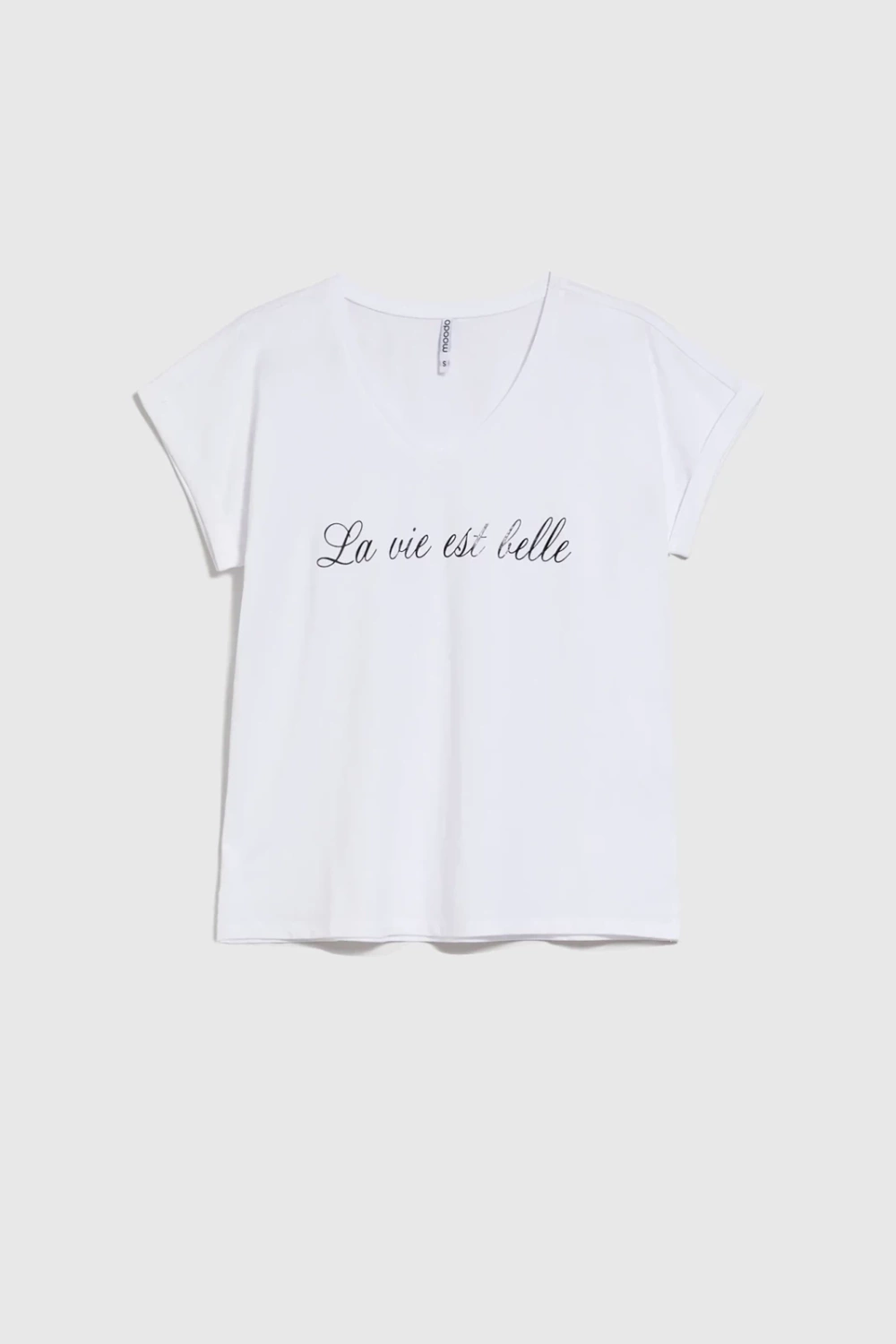 Marisse White T-Shirt With The Inscription