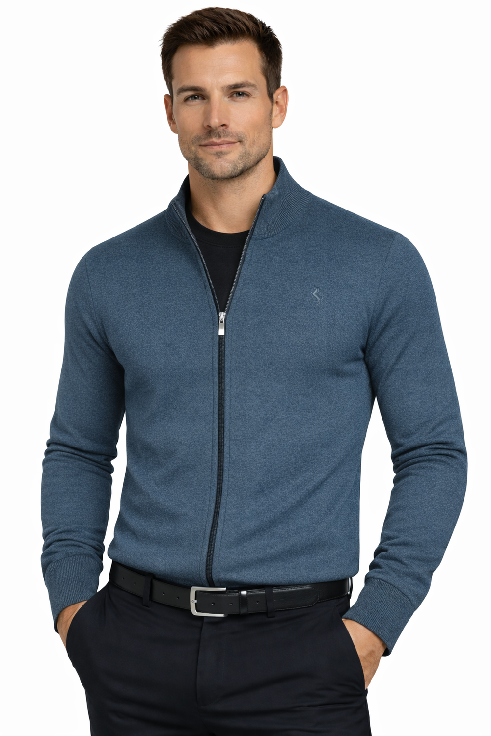 Мъжки кардиган Polo Lara - тъмносин