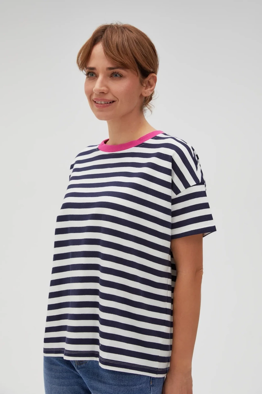 Marisse Women&#039;s Sweatshirt L-Bl-4605 Navy