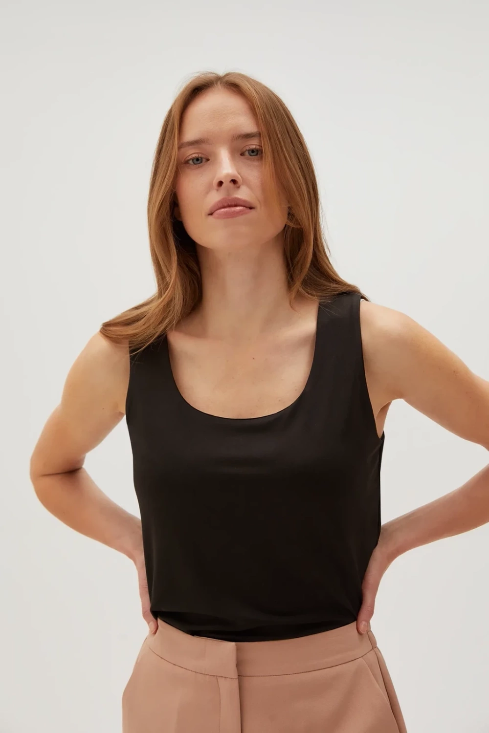 Marisse Women's T-Shirt L-Ts-4606 Black