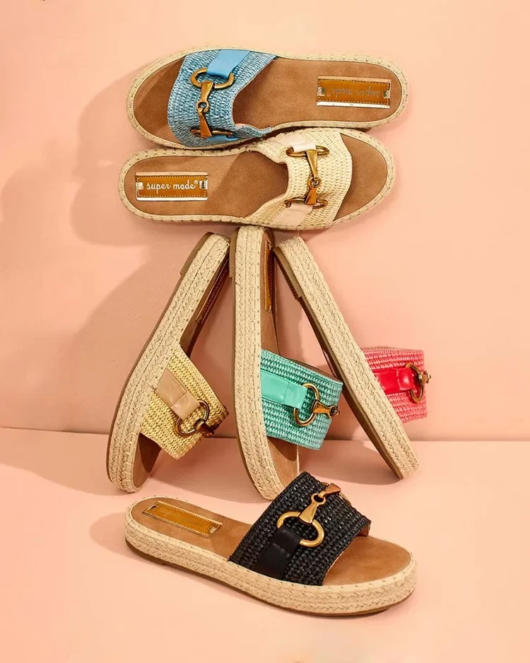 Resti Royalfashion Women&#039;s Abic decorative flip-flops