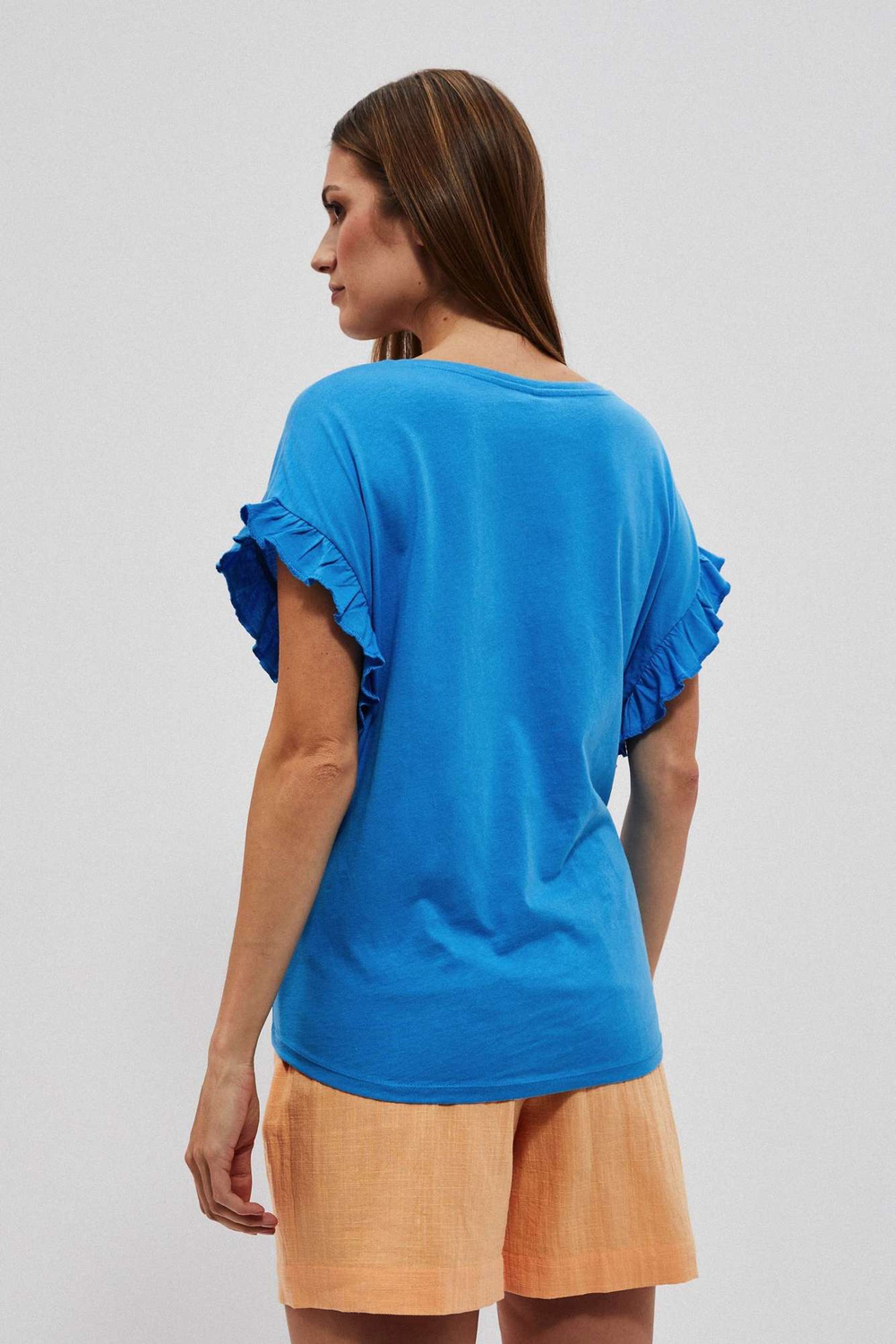 Marisse Women's T-Shirt L-Ts-4078 Fresh Blue