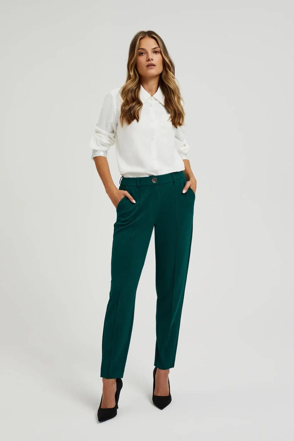 Marisse Womens Trousers Z-Sp-4503 D.Green