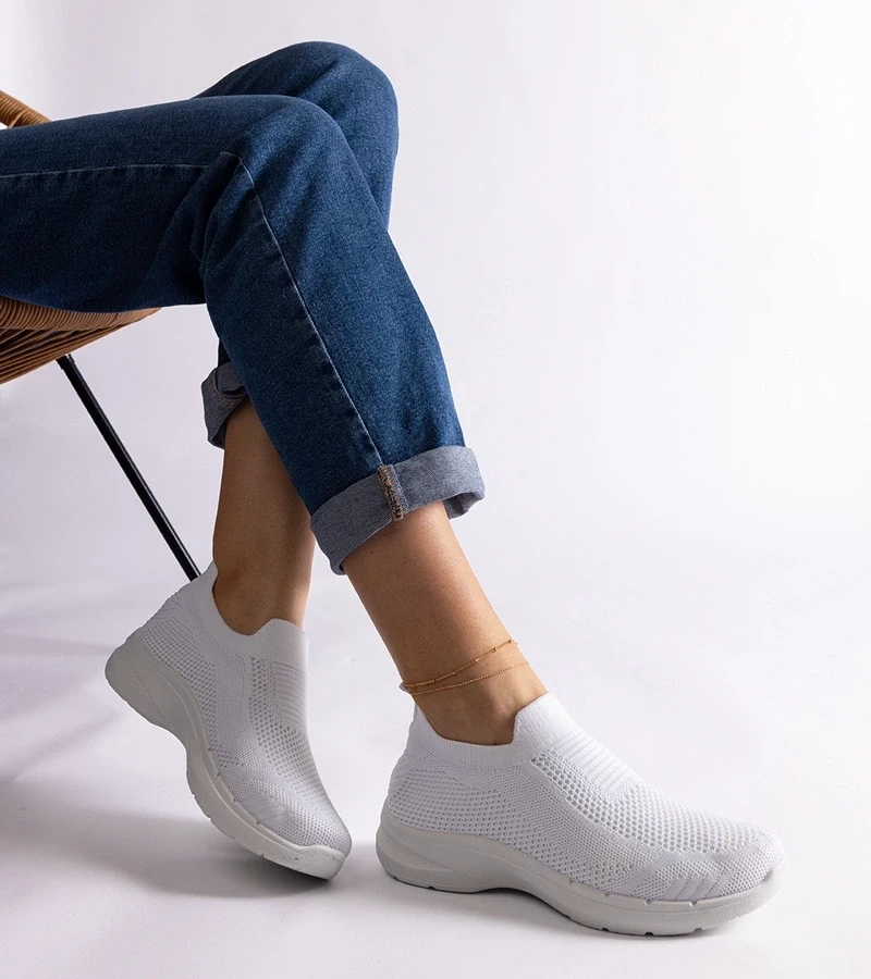 D/CEO White trainers Justar