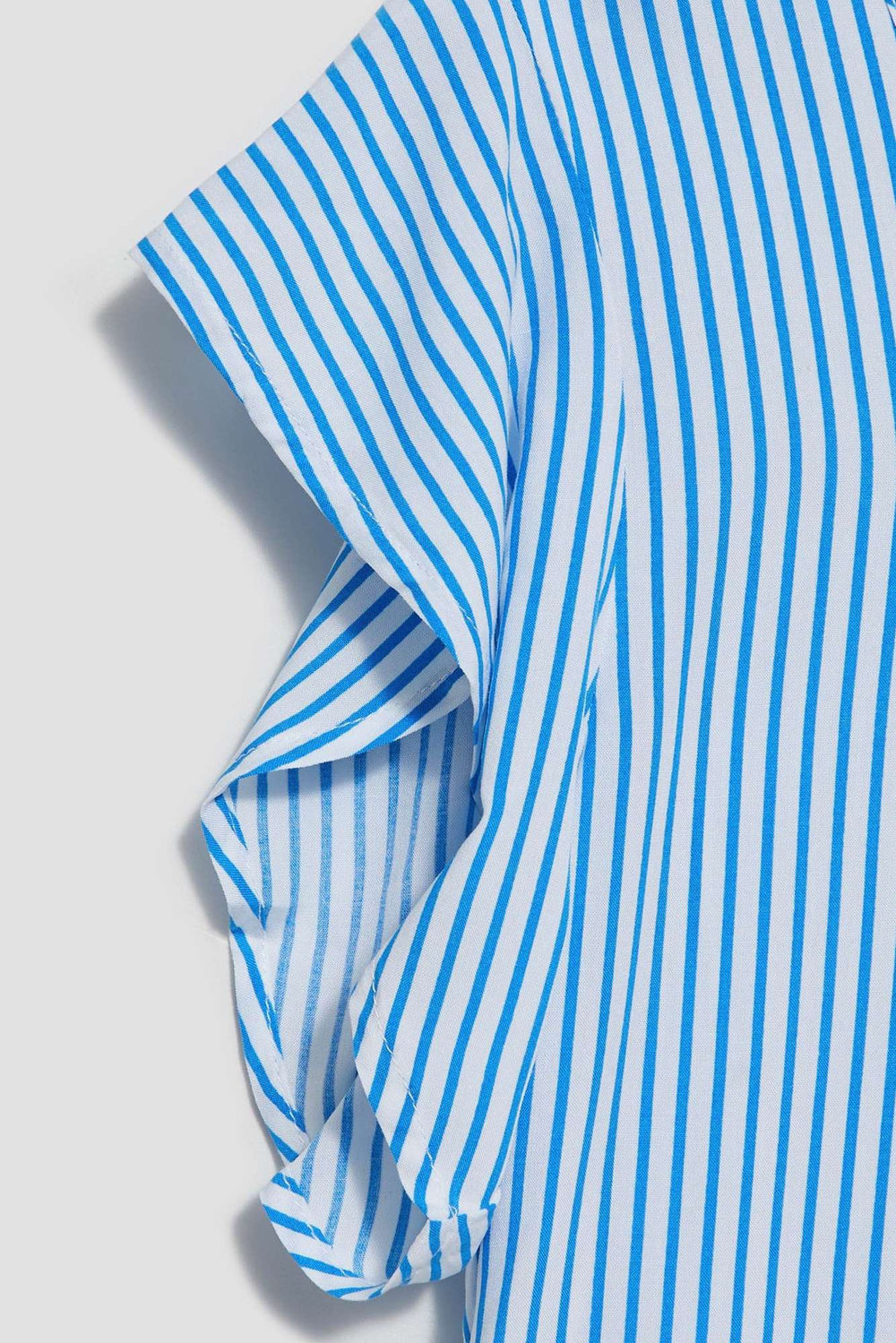 Marisse Women&#039;s Shirt L-Ko-4036 White_Fresh Blue
