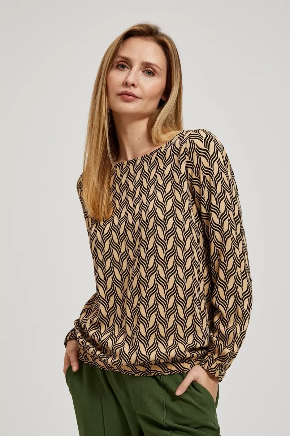 Marisse Women&#039;s Shirt L-Ko-4305 Beige