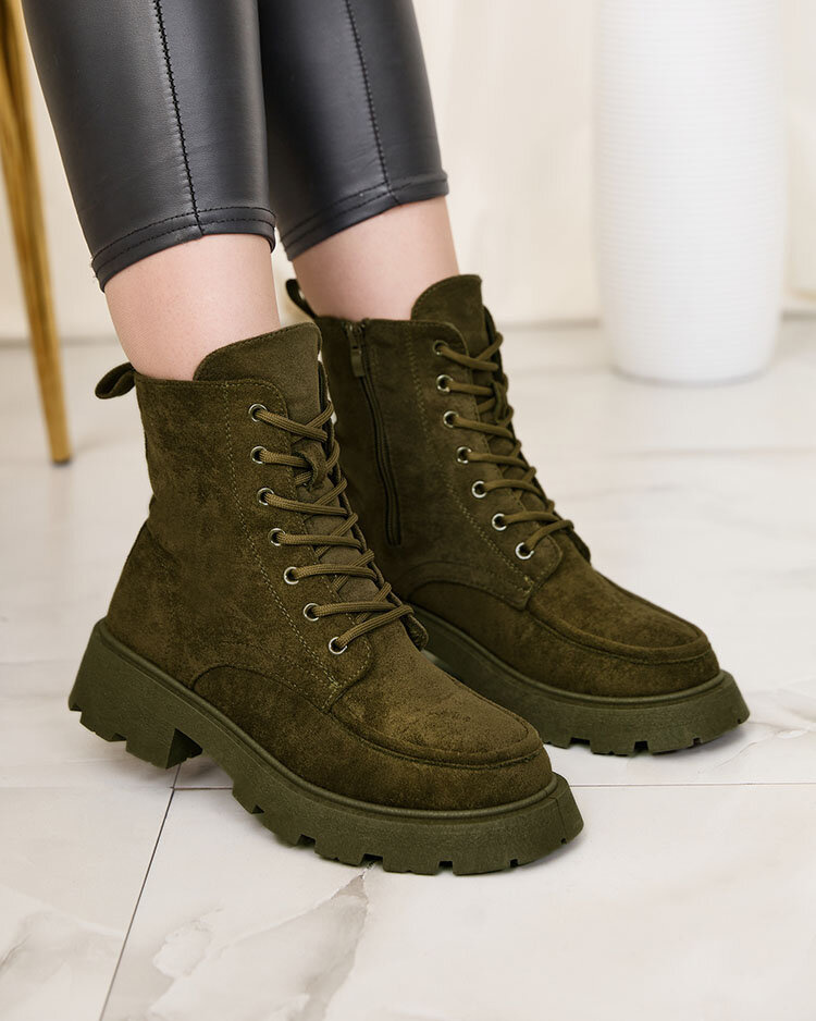 Resti Green women&#039;s Oroccar lace-up boots