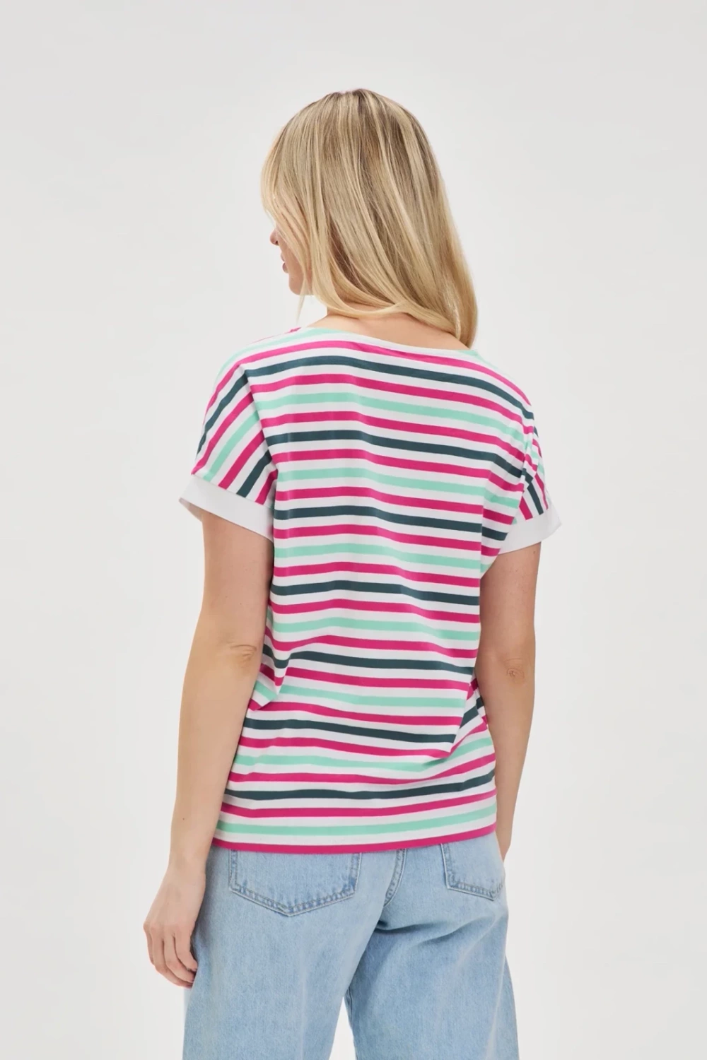 Marisse Women's T-Shirt L-Ts-4642 Fuchsia
