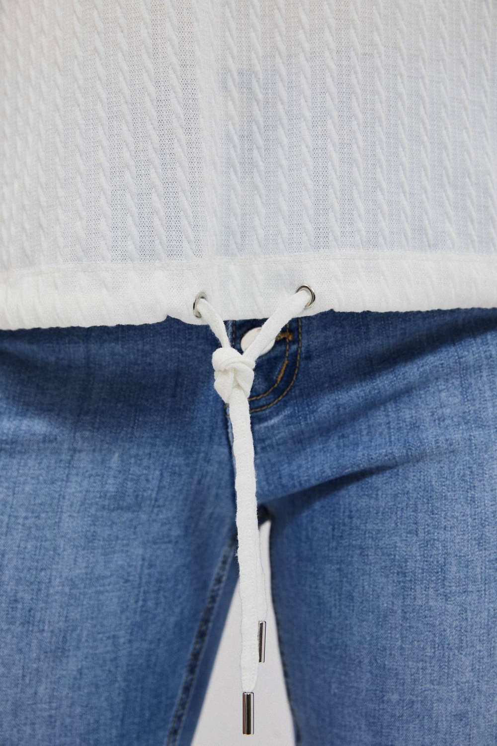 WOMEN'S T-SHIRT L-TS-4024 WHITE