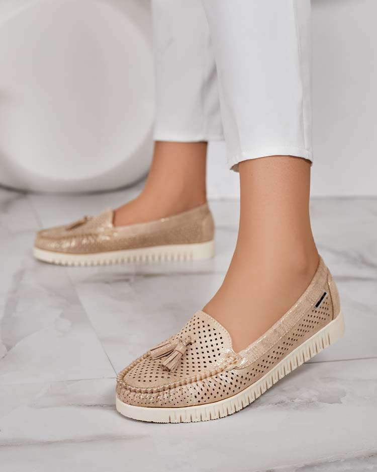Resti Women&#039;s openwork moccasins Molaffa