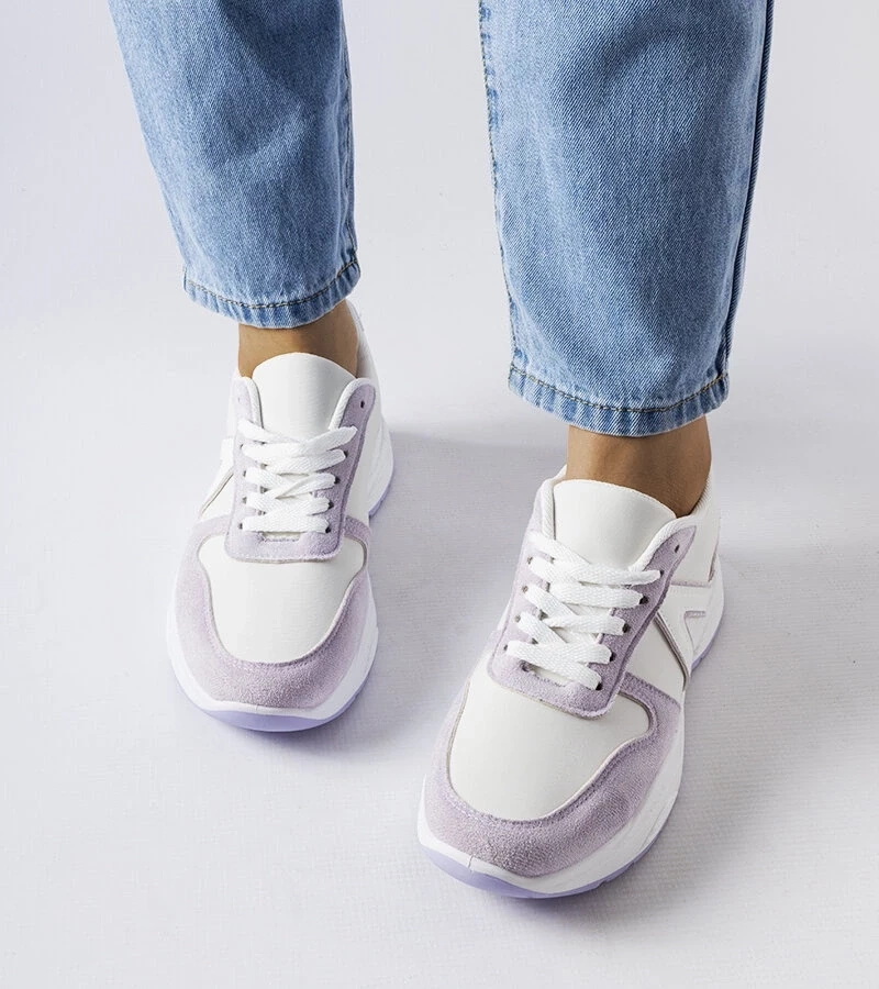 Gemre Tenisii sportivi albi-violet Tornano