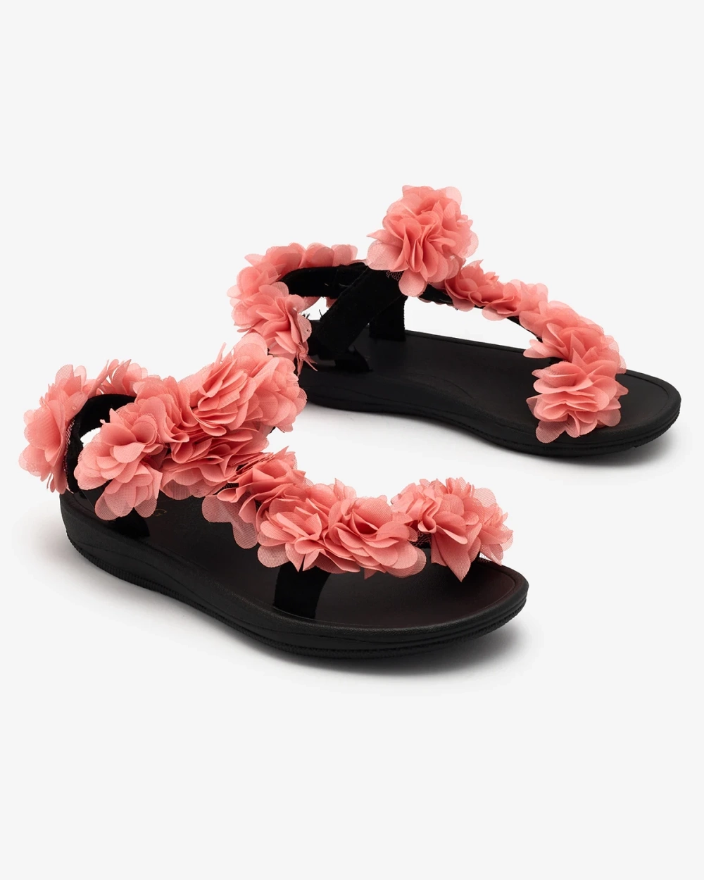 Resti Coral women&#039;s sandals with flowers Alferroy