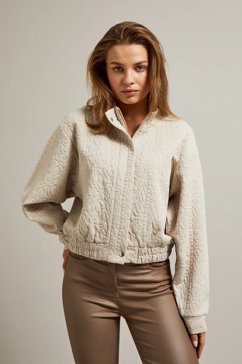Marisse Women&#039;s Sweatshirt Z-Bl-4507 L.Beige
