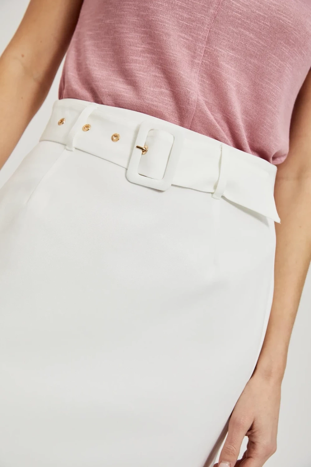 Marisse Women&#039;s Skirt L-Sc-4302 Off White
