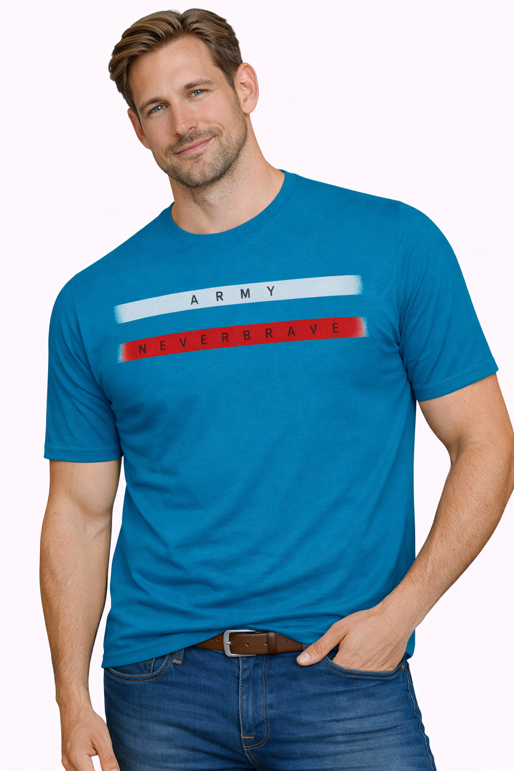 Mikina na zip modrá