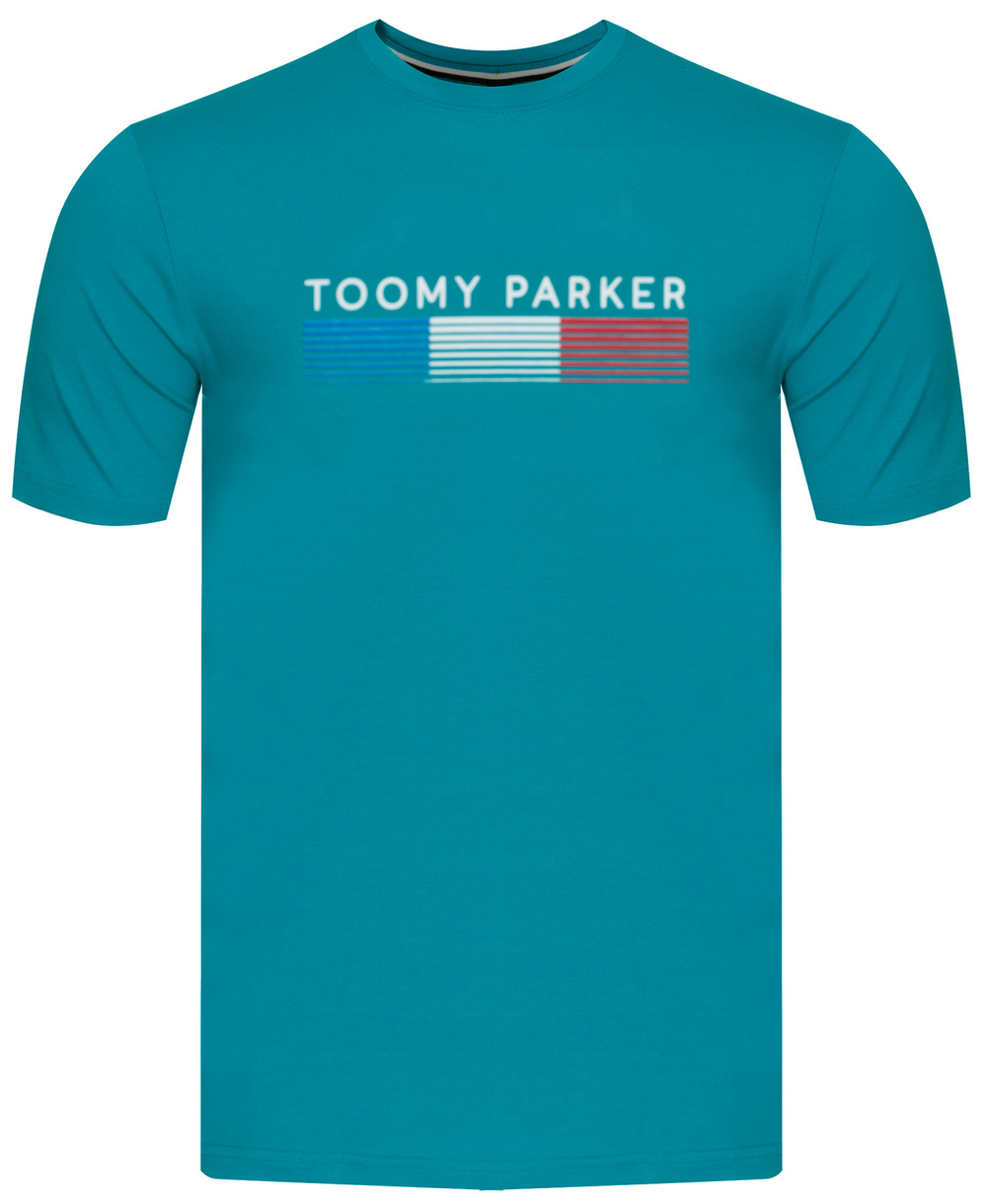 Мъжки пуловер в тюркоазено сиво