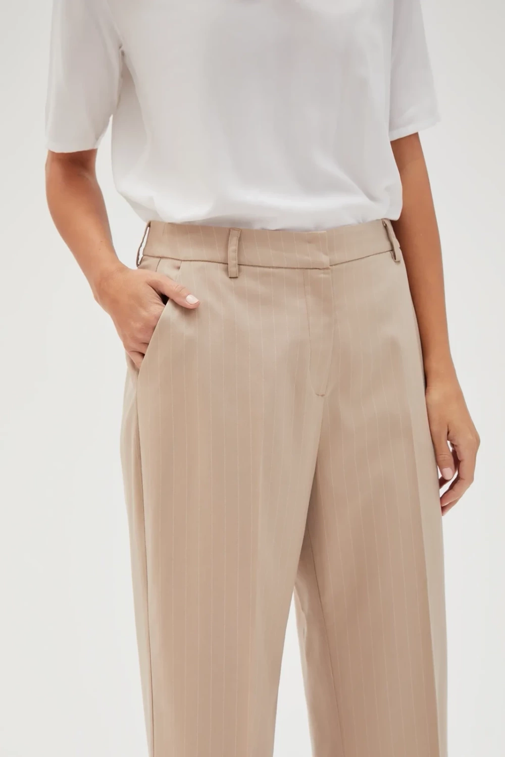 Marisse Women's Trousers L-Sp-4613 L.Beige