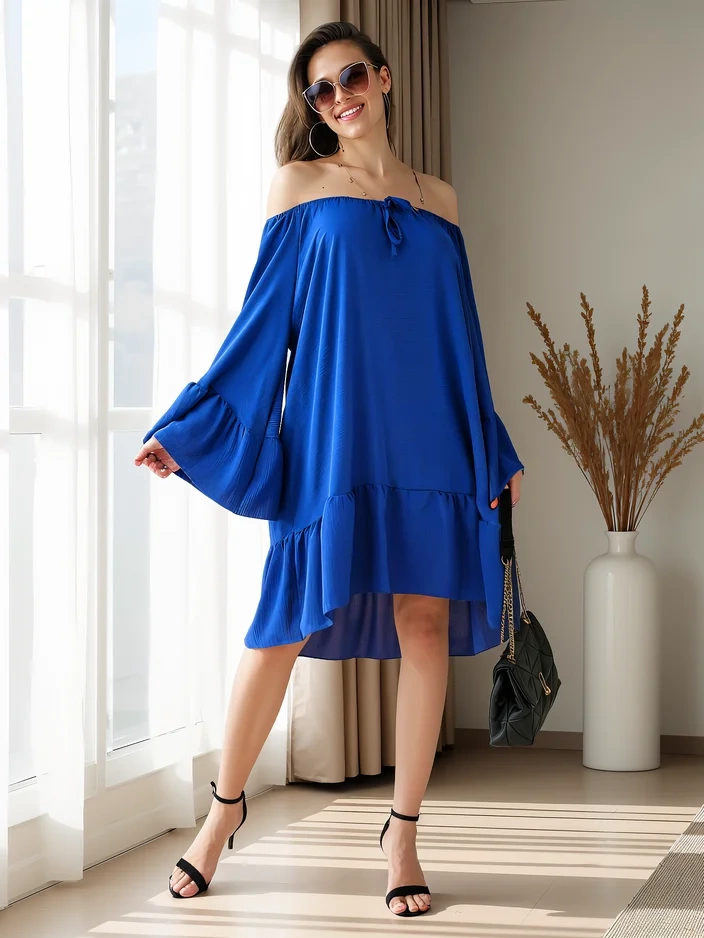 Resti Women's dress a'la Spanish with ruffles oversized