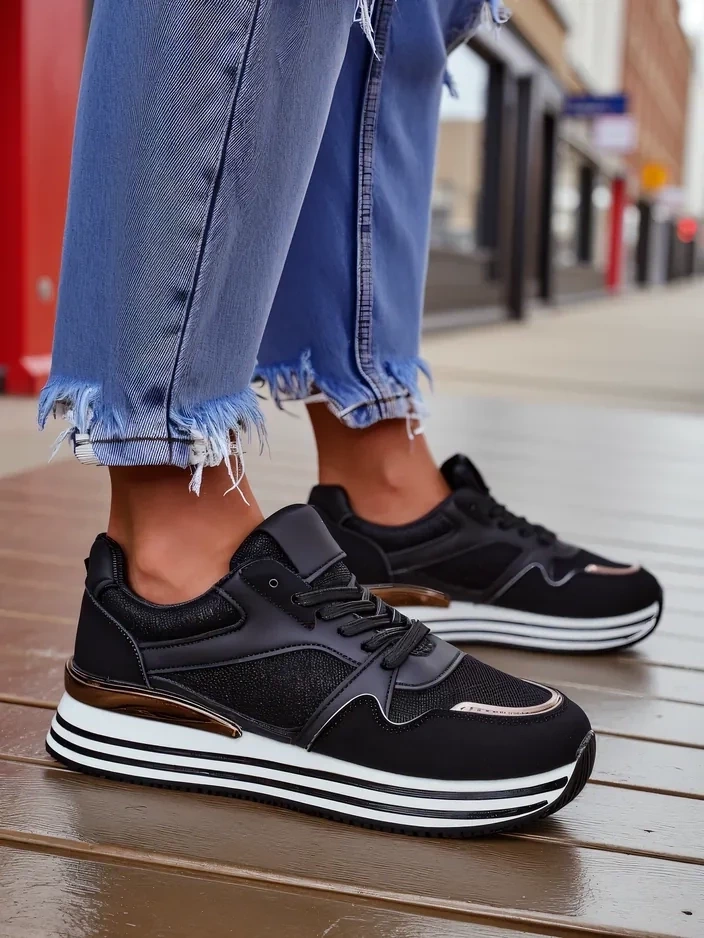 Resti Women's platform sports sneakers Erixo