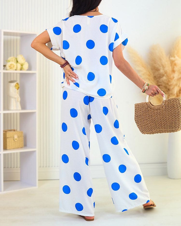 Resti Cobalt white women's pea set