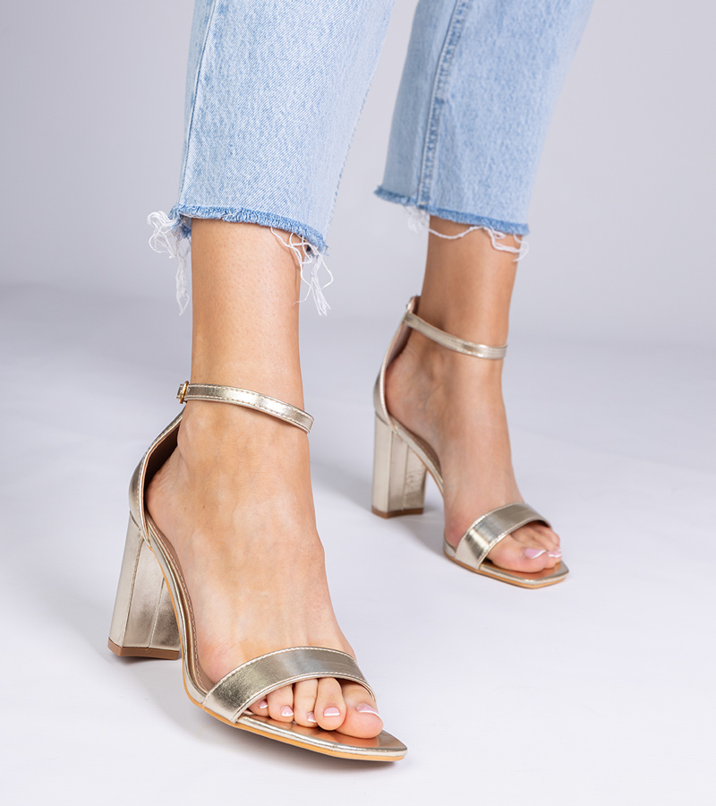 marka niezdefiniowana Black women's ballet flats with rhinestones Bejla