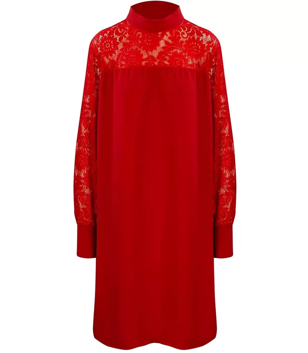 Pri Women's Decorative Lace Midi Dress