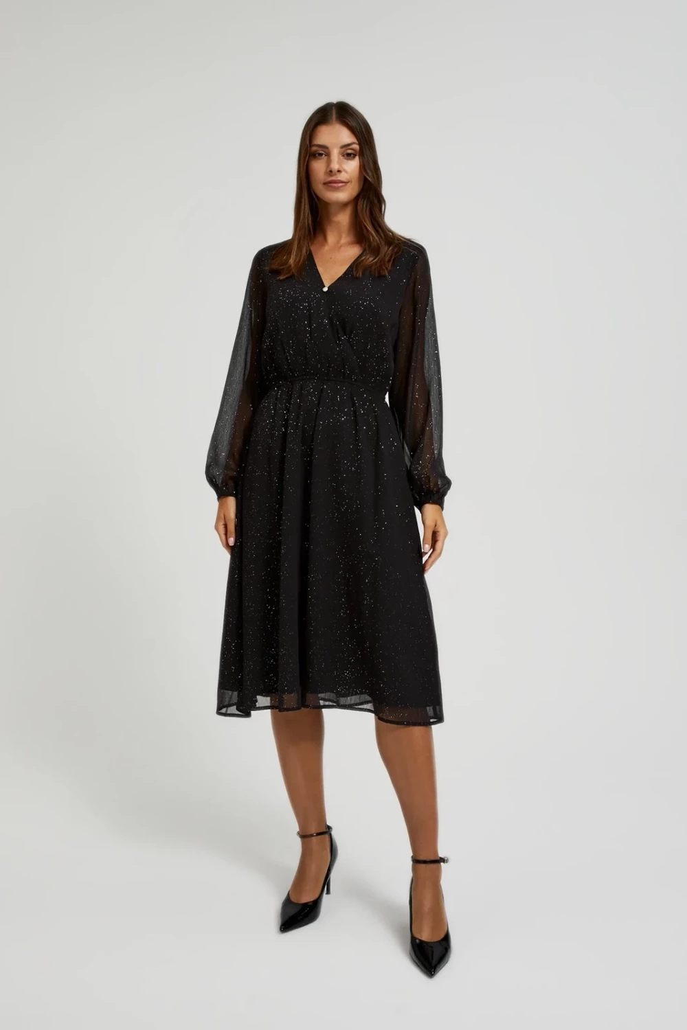 Marisse WOMEN'S DRESS L-SU-4606 BLACK